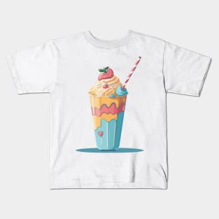 Cute Milkshake Kids T-Shirt